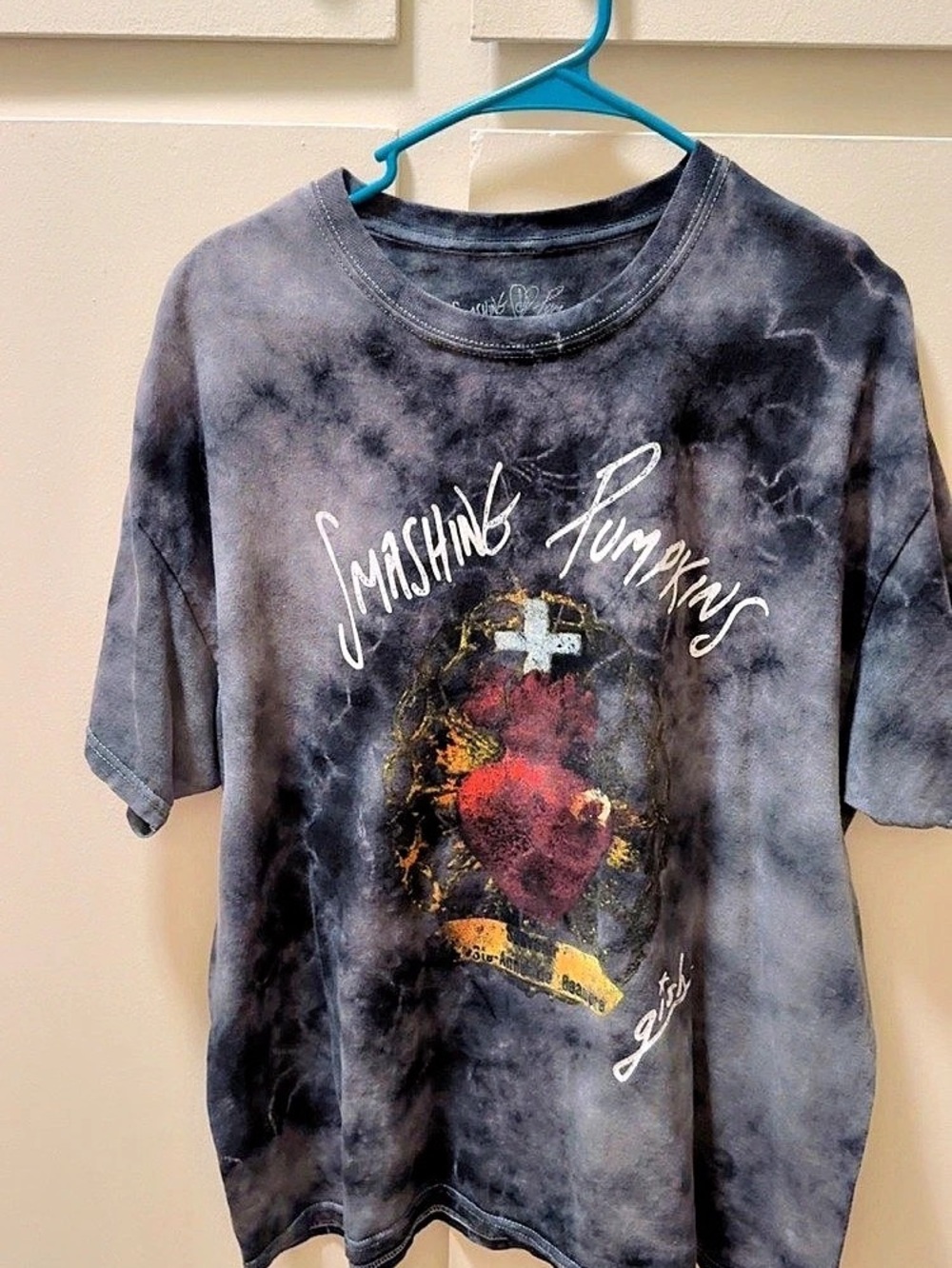The Smashing Pumpkins Sacred Heart Stone Wash T-Shirt Tee Medium